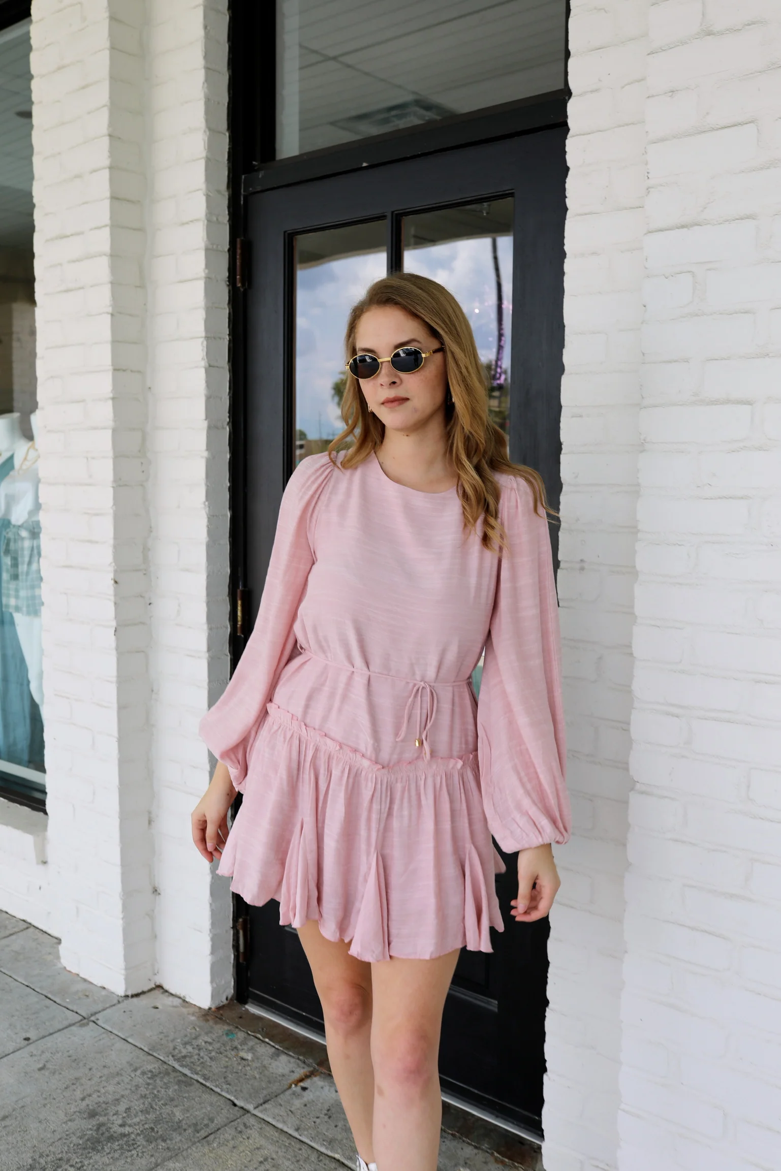 SIZE LARGE All For You Ruffle Dress - Image 6
