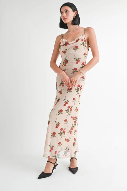 SASHA MAXI DRESS WITH OPEN BACK - Image 3