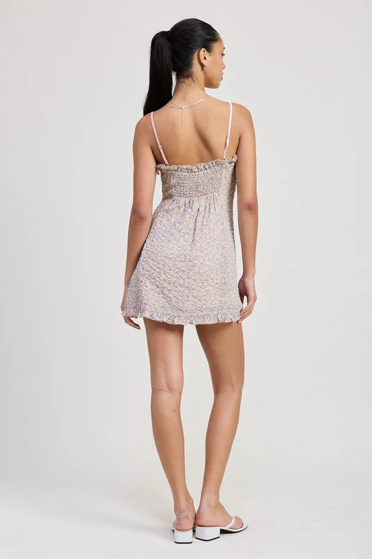 SAMANTHA RUFFLE MINI FLORAL DRESS - Image 7